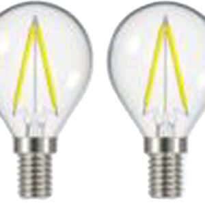 AMPOULE LED BOULE FILA E14 470LM 4W BLANC CHAUD DUO